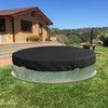 Bitubi 9-10 Ft Steel Round Stock Tank Pool Cover,Upgraded with