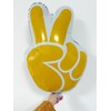 13Pcs Groovy Balloons Retro Hippie Decor/Peace Sign Groovy Hand Balloons