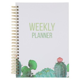 Operitacx 2024 Planer Notizbuch Spiralplaner Gummiband A5 Tagesplaner für Arbeit Studium