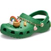 Crocs Lucky Charms Classic Clog, Kelly Green, 1 US Unisex