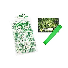 PURIZE 9 mm Activated Carbon Filter, Regular Size, Includes Joint Tube and Sticker, Choice of Quantity and Colour (50x - 420x) (White, 100)