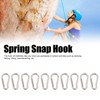 10Pcs Carabiner Clip Spring Snap Hook Heavy Duty Quick Link