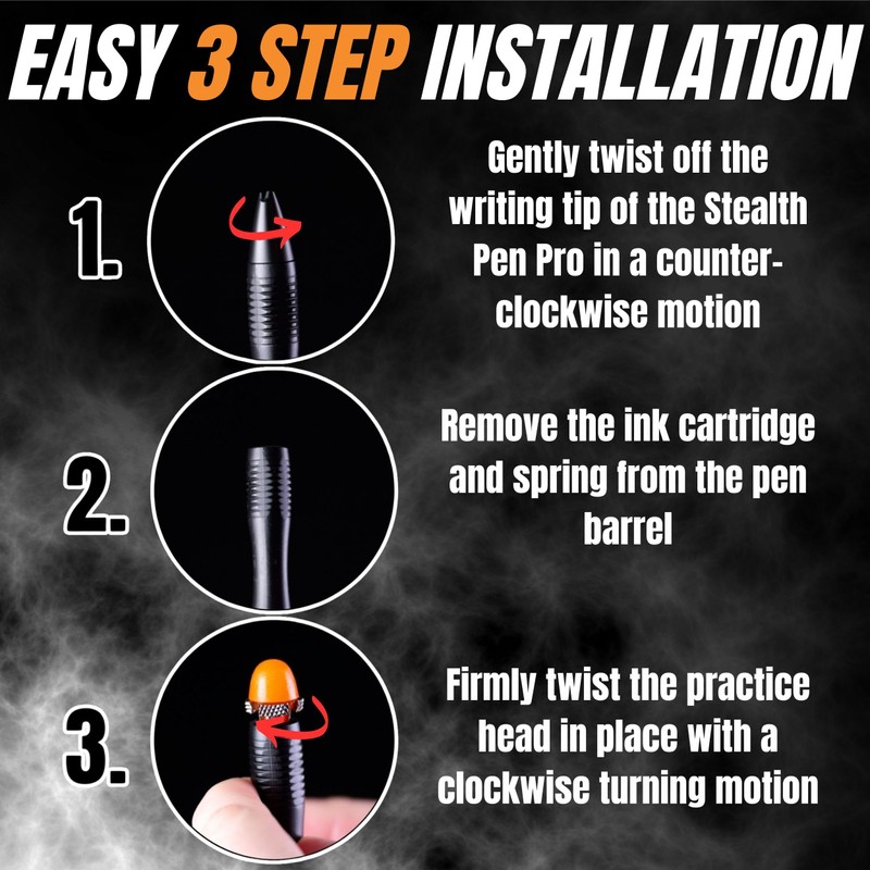 The Atomic Bear Stealth Pen Pro Practice Head - Replaces