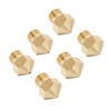 sourcing map 12pcs 3D Printer Nozzle M7 Brass Nozzle 0.2mm,0.3mm,0.4mm,0.5mm,0.8mm,1mm,for