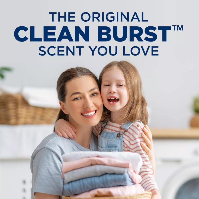 ARM & HAMMER Liquid Laundry Detergent Soap, Clean Burst, 200