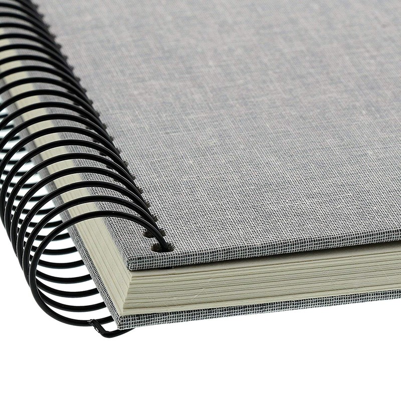linum photo album 20/20 grey - spiral album