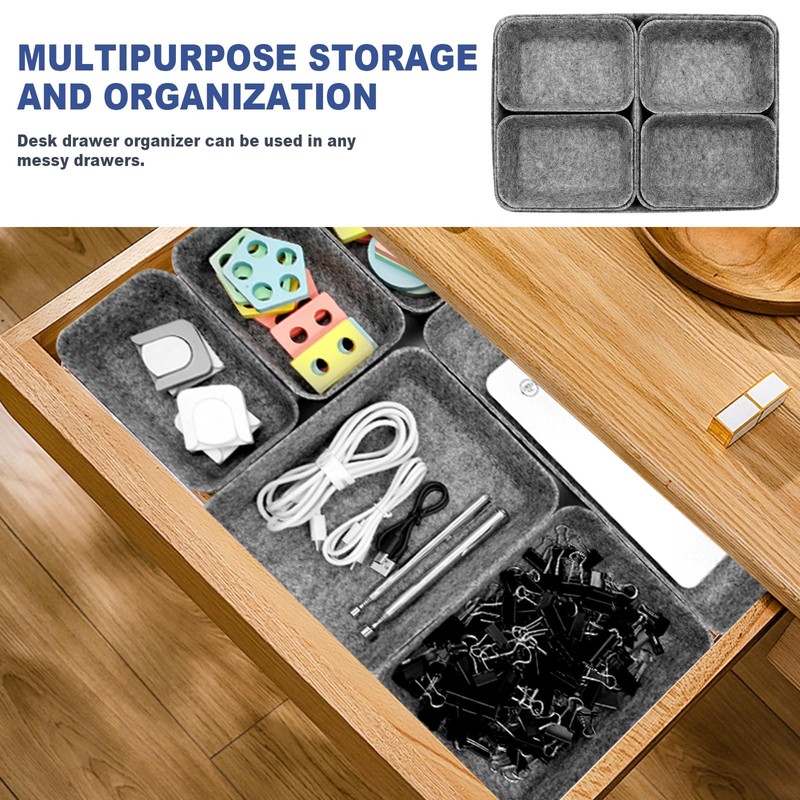 Criveple Felt Drawer Organiser, Felt Drawer Organiser System, Dressing Table