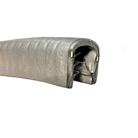 Silver Push On Flexible Rubber Metal Wood Plastic Edge Protective Trim Fits 4-7mm