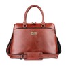 Rabbaniz Laptop Messenger shoulder bag: Genuine Leather work Briefcase 13.3