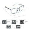 AFNWQI Fashion Square Blue Light Blocking Glasses - Clear Computer