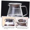 Zerodeko 1pc Versatile Glass Coffee Pot Transparent Milk Jug for