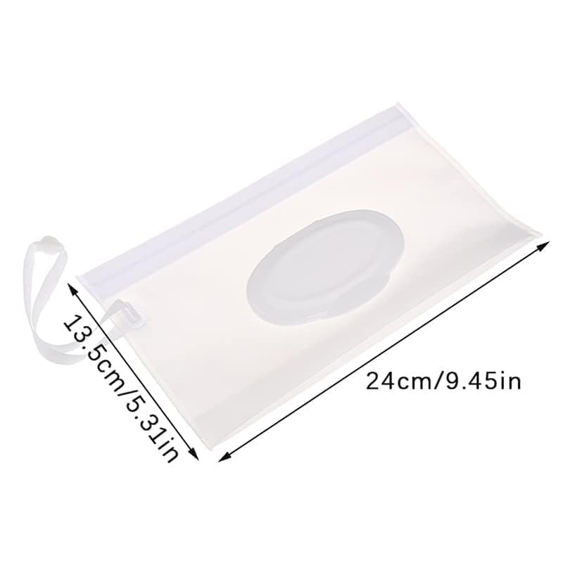 Transparent Baby Wipe Case Travel Holder Keeps Wipes Moist Set