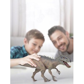 Higherbros Tyrannosaurus Rex Dinosaur Toy, D-Rex Dinosaur Action Figure, T-Rex Dino Toy Gift for Kid, Moveable Jaw and Standing Posture Dinosaur Plastic Toys, Gift for Boys or Dinosaur Lovers