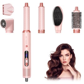 AVENHO 6 in 1 Negative Ionic Wrap Air Hair Styler Set, 110000 RPM High-Speed Hot Hair Dryer Brush for Curling, Fast Dry, Straightening - Versatile Hair Styling Tool at Home, Holiday Gift for Women
