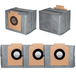 Zosylala 5-Pack Replacement Dust Bags Compatible with Eufy X8/X8 Pro/X10 Pro Omni, 2.5L Large Capacity, 4-Layer Filtration System, Leak-Proof Design, Durable Vacuum Accessories (5 Pack)