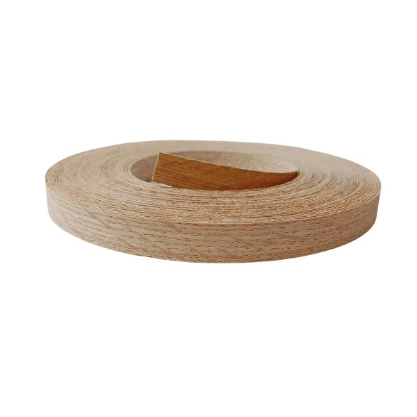 ebpsneer Real Red Oak 1/2 inch ×50ft Wood Veneer Edge