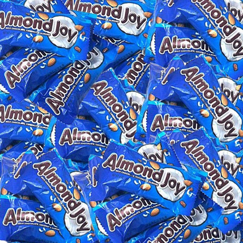 Almond Joy Bars, Milk Chocolate Coconut Filled Snack Size Treats,