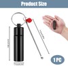 Premium Pill Bottle with Spoon, Multifunctional Deluxe Dispenser for Medication,