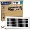 14" x 6" Duct Hole Aluminum Single Deflection Adjustable Air