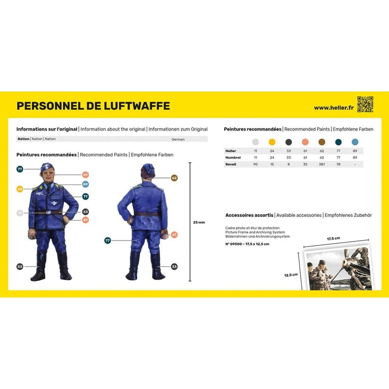 Heller 49655 Deutsche Luftwaffe Personal 1/72