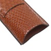 2 Finger Cigar Case Portable Waterproof Lightweight Artificial Leather Cigar