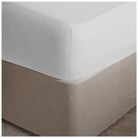 GC GAVENO CAVAILIA Deep Fitted Sheets Double Bed | Extra Deep Pockets 16 Inch (40cm) Bed Sheets 180 TC Polycotton | Washable Sheets | Silver
