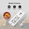 USB C Recessed Power Strip Fast Charge Desktop Power Station