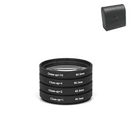 40.5 mm Close-Up Filter Set +1+2 +4 +10 Macro Lens Close Up 40.5 mm