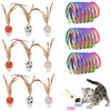 Feather Ball Cat Toy, Cat Springs, 21 Pcs Interactive Pet