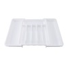 Expandable Utensil Tray Multi Compartments Space Saving Expandable Kitchen Drawer