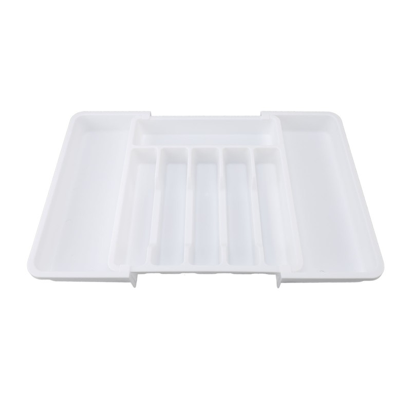 Expandable Utensil Tray Multi Compartments Space Saving Expandable Kitchen Drawer