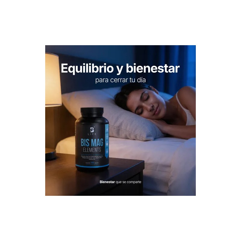 Bisglicinato De Magnesio Con Zinc Vitamina B3 180 Cáp B