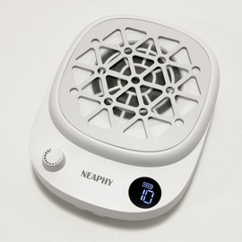 Colector de polvo para uñas recargable, aspirador compacto para uñas con ventilador, máquina de aspiración inalámbrica para manicura y pedicura, herramienta para pulir uñas de acrílico, 30 hojas de filtro