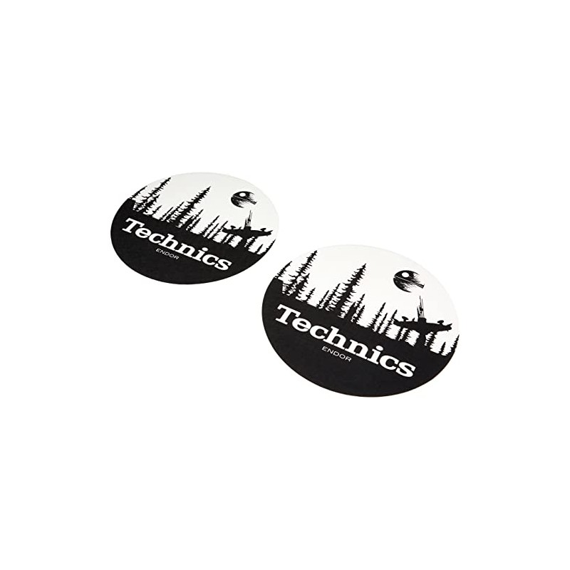 Magma 60678 Technics Slipmat Endor, black,white