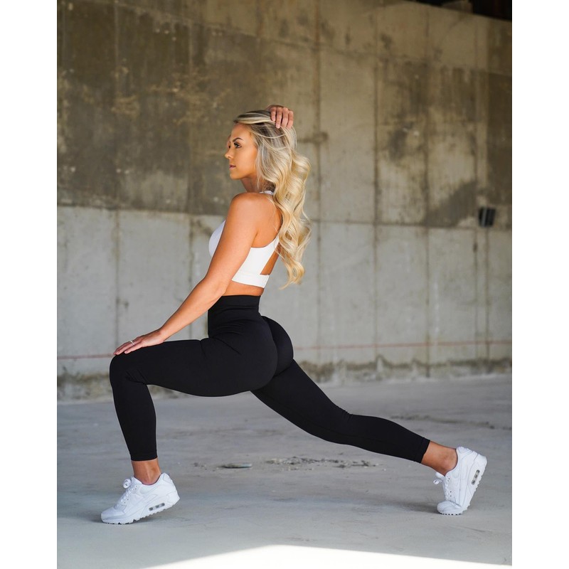 OQQ Women's 2 Piece Yoga Legging Seamless Workout High Waist