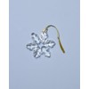 Lenox Ornaments, 2025 Optic Snowflake Ornament, Made of Glass, Gold