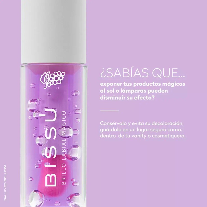 Brillo Labial Mágico Bissú Sandía Humectante pH Reactivo