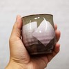 Waza no Kura Kutani Ware Teacup, Silver Color, Purple, Ceramic,