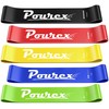 Elastic Fitness Band Set [5 Pack]: Versatile Latex Resistance Bands