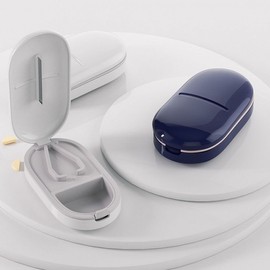 Portable pill cutting machine pill cutting machine cutting pills in half cutter white 3ea