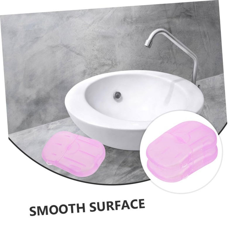 Mipcase 20Pieces Travel Soap Sheets Portable for Hand Body Clothes
