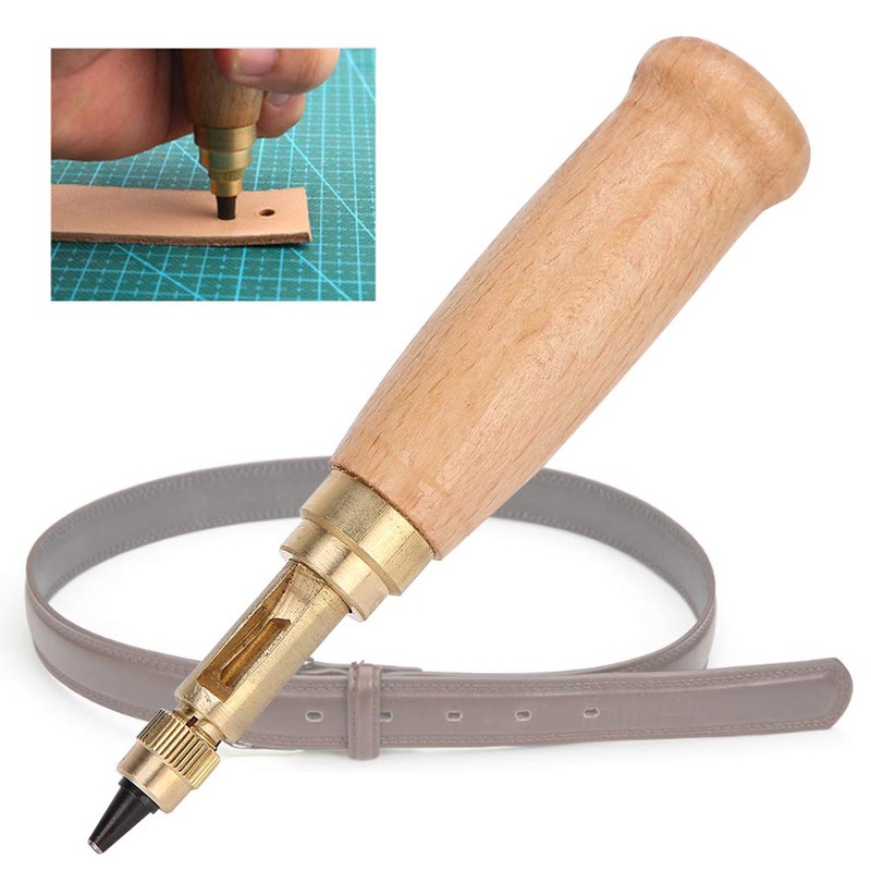 6 Piece Adjustable Japanese Screw Hole Punch Bookbinding Tool, Paper