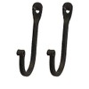 CTW 720002 Early American Single Prong Wrought Iron Hooks, Set