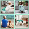 Jollywoods 3 Pack Washable Female Dog Diaper Onesie Sanitary Pantie