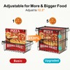 iSPECLE Deep Freezer Organizer Bins - 4 Pack Large Adjustable