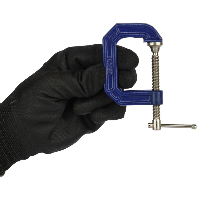 IRWIN 1415-C Tools QUICK-GRIP C-Clamp, 1 1/2-inch, 1 1/2-inch Throat