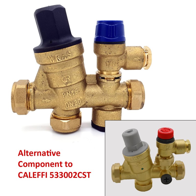Caleffi - 22mm Inlet Control Multibloc Valve Group 533002CST /