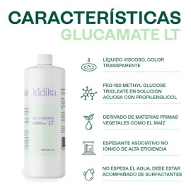 Espesante Natural Glucamate LT 1kg Hebbe Cosmetics Hipoalergénico