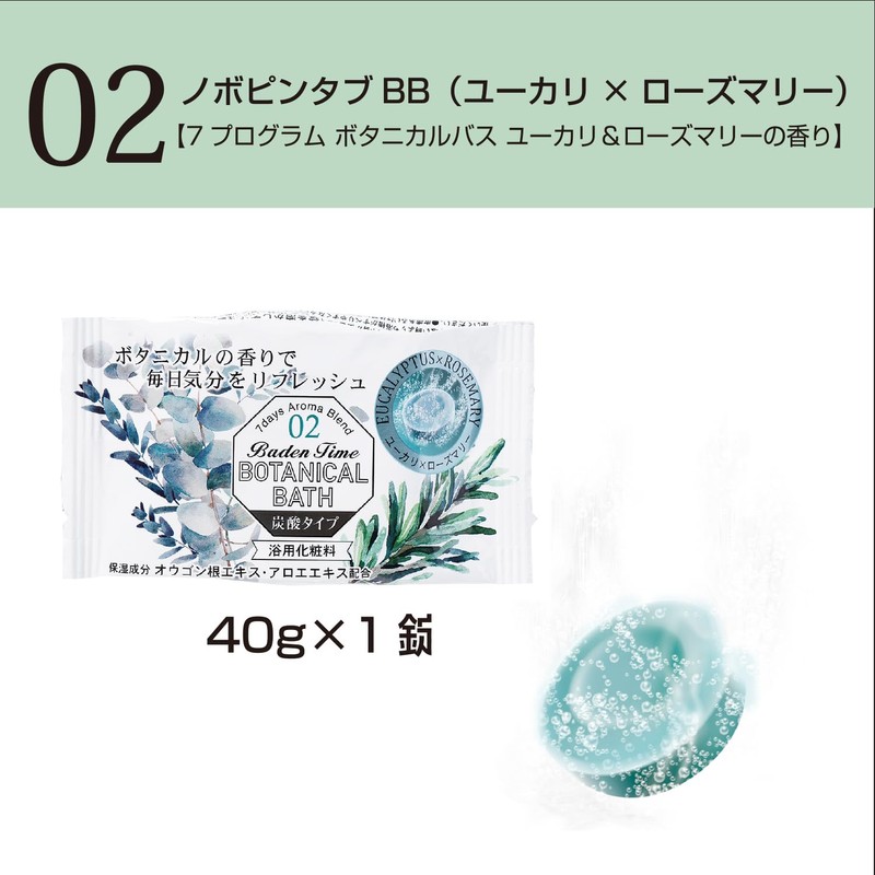 Kiyo N-8934 Pyrethrum Bath Salt, 7 Programs, Botanical Bath, 7