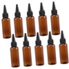 VILLFUL 10pcs Squeeze Bottle Applicator Plastic Empty Bottle Applicator Bottle